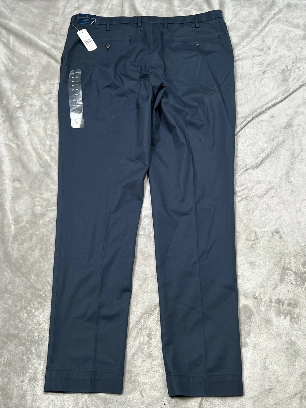 NWT Brooks Brothers Advantage Soho Chino Pants Mens 40x34 Blue Stretch Preppy